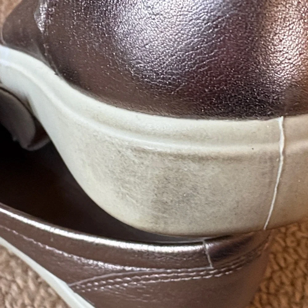 Ecco Silver Woven Slip-On Loafers - Picture 7 of 7